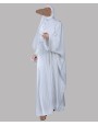 Regal 3 Pc Set Abaya - Cream