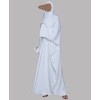 Regal 3 Pc Set Abaya - Cream