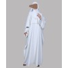 Regal 3 Pc Set Abaya - Cream