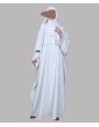 Regal 3 Pc Set Abaya - Cream
