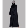 Star 3 Pc Set Abaya - Black