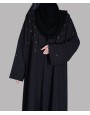 Star 3 Pc Set Abaya - Black