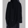 Star 3 Pc Set Abaya - Black