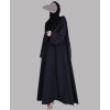 Star 3 Pc Set Abaya - Black