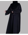 Star 3 Pc Set Abaya - Black