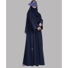 Star 3 Pc Set Abaya - Midnight Blue