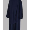 Star 3 Pc Set Abaya - Midnight Blue
