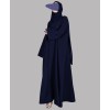 Star 3 Pc Set Abaya - Midnight Blue
