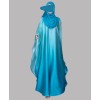 Abaya 3 Pc Set - Turquoise
