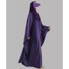 Barish 4 Pc Set Abaya - Purple