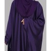 Barish 4 Pc Set Abaya - Purple