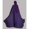 Barish 4 Pc Set Abaya - Purple