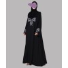 Bow Abaya 4 Pc Set