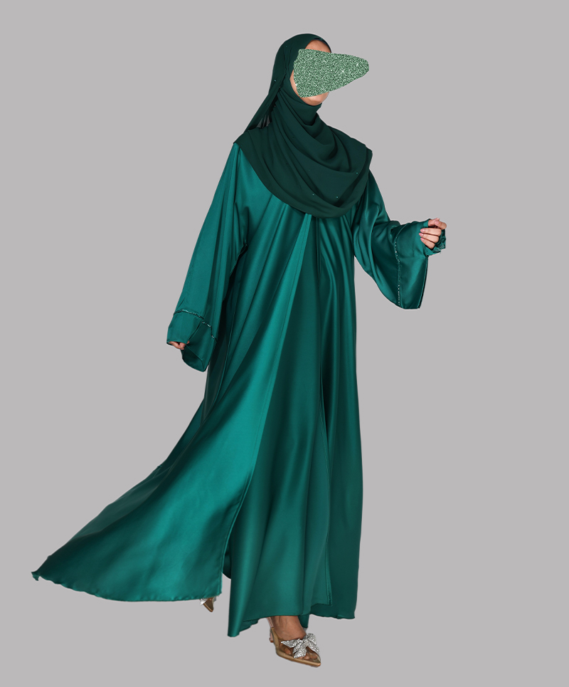 Abaya 4 Pc Set - Emerald