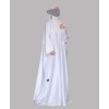 Abaya 4 Pc Set - White
