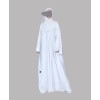 Abaya 4 Pc Set - White