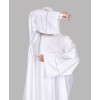 Abaya 4 Pc Set - White