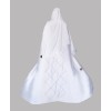 Abaya 4 Pc Set - White