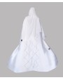 Abaya 4 Pc Set - White
