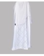 Abaya 4 Pc Set - White