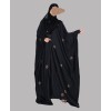 Bisht 4 Pc Set Abaya - Gold