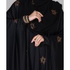 Bisht 4 Pc Set Abaya - Gold