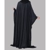 Bisht 4 Pc Set Abaya - Black