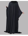 Bisht 4 Pc Set Abaya - Black
