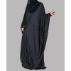 Bisht 4 Pc Set Abaya - Black