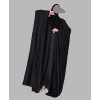 Bisht 4 Pc Set Abaya - Black