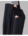 Bisht 4 Pc Set Abaya - Black