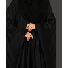 Bisht 4 Pc Set Abaya - Black