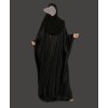 Bisht 4 Pc Set Abaya - Black