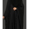 Bisht 4 Pc Set Abaya - Black