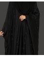 Bisht 4 Pc Set Abaya - Black