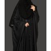Bisht 4 Pc Set Abaya - Black