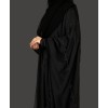Bisht 4 Pc Set Abaya - Black