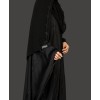 Bisht 4 Pc Set Abaya - Black