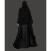 Bisht 4 Pc Set Abaya - Black