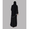 Pearl Abaya 4 Pc Set - Black