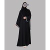 Pearl Abaya 4 Pc Set - Black