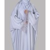 Abaya 3 Pc Set - Powder Blue