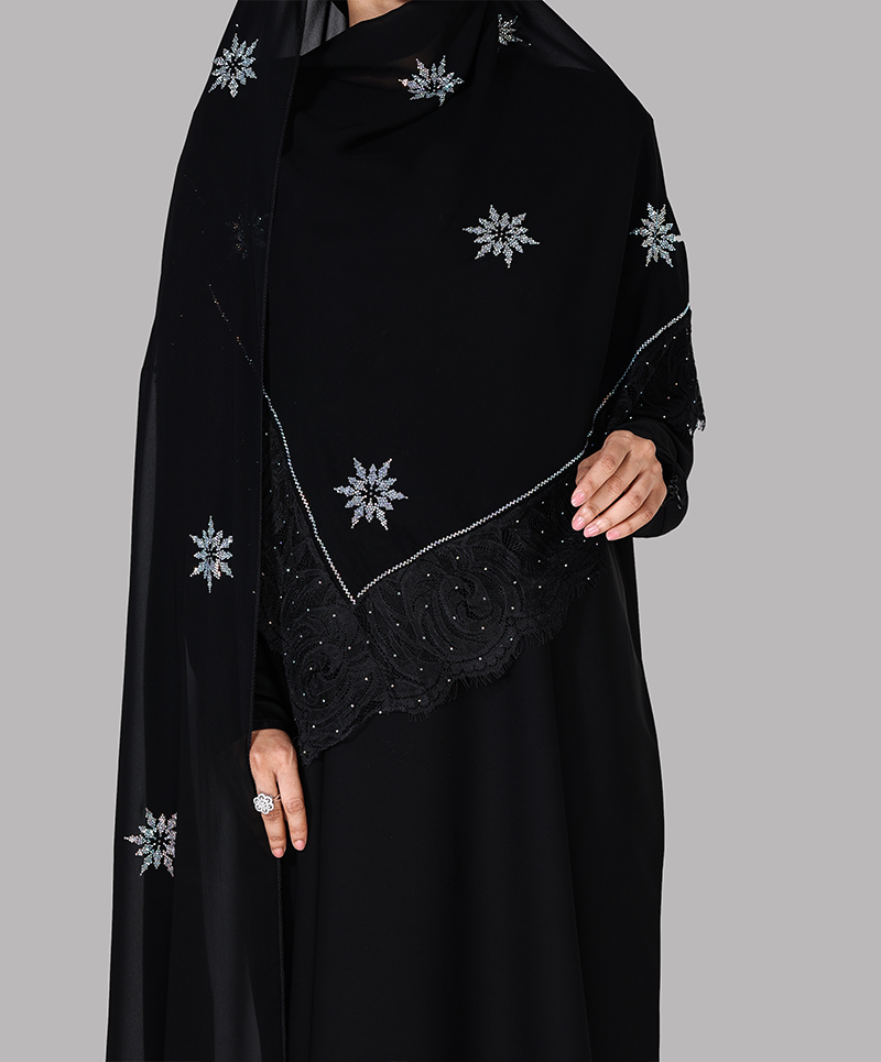 Danteel Chiffon Shaila - Black