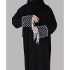 Lulu Tassel 4 Pc Set Abaya