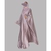 Pearl Glow 4 Pc Set Abaya - Lilac