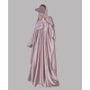 Pearl Glow 4 Pc Set Abaya - Lilac