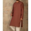 Men Kurta - Brown