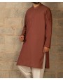 Men Kurta - Brown