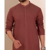 Men Kurta - Brown