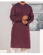 Men Kurta - Maroon